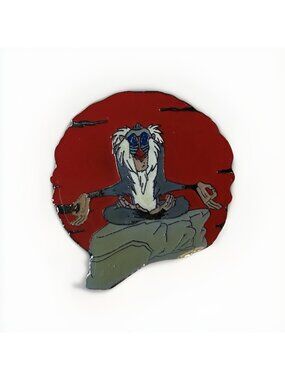 Disney Pin Rafiki The Lion King Germany RARE Baboon Africa Red Trading Pin Trade